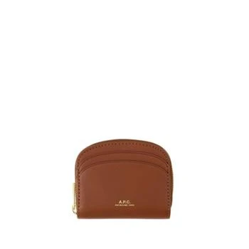 推荐Compact Demi Lune Mini Change Purse - Leather - Yellow商品