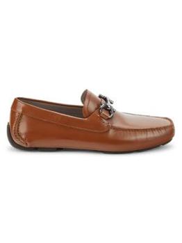 Salvatore Ferragamo | ​Gancini Leather Driving Shoes商品图片,6折