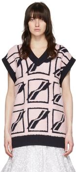 商品Pink & Black Wool Vest,商家SSENSE,价格¥2858图片