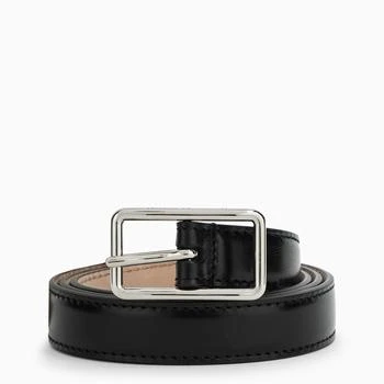 推荐Black leather belt with buckle商品