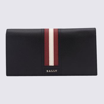 bally 包斜挎包, Bally | BLACK LEATHER WALLET商品图片 7.4折