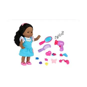 HollaBelle, Inc | Dream Collection 12" Toy Baby Doll Hair Play Set African American in Gift Box, 12 Piece,商家Macy's,价格¥113