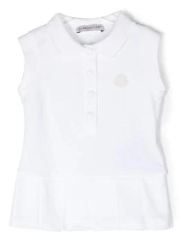 Moncler | White Cotton Polo Shirt,商家Italist,价格¥1263
