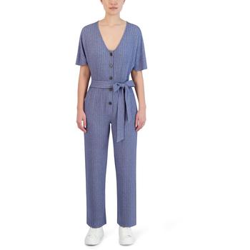 推荐BCBGeneration Womens Knit Tie Front Jumpsuit商品