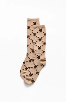 Playboy | By PacSun Monogram Print Crew Socks,商家PacSun,价格¥49