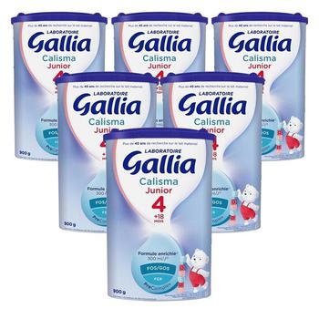 商品欧洲直邮Gallia 达能佳丽雅4段标准型婴儿奶粉900G*6罐2020新包装图片