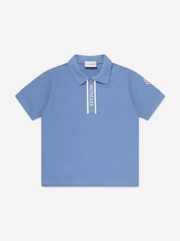 Boys Logo Polo Shirt in Blue