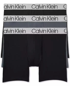 Calvin Klein | Men's Chromatic Microfiber Boxer Brief Underwear, Pack of 3,商家Macy's,价格¥219