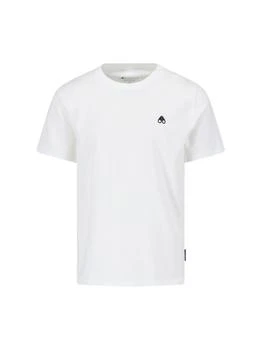 推荐Moose Knuckles Logo Detailed Crewneck T-Shirt商品