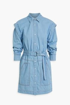 Derek Lam | Cotton-chambray mini shirt dress 5.0折