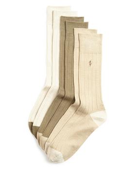 product Ribbed Dress Socks, Pack of 3 image