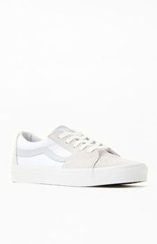 推荐White & Gray Sk8-Low Shoes商品