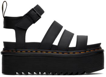 推荐Black Blaire Quad Platform Sandals商品