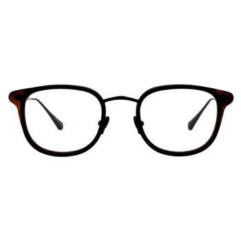 推荐John Varvatos Round Eyeglasses V410 Brown 49mm 410商品