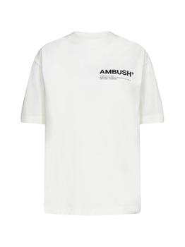 商品Ambush | Ambush Logo Printed Crewneck T-Shirt,商家Cettire,价格¥504图片