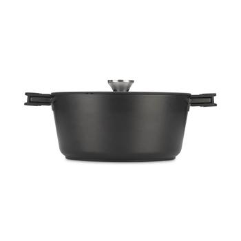 商品Macy's | Noir 7-Qt. Cast Aluminum Nonstick Dutch Oven with Glass Lid,商家Macy's,价格¥637图片