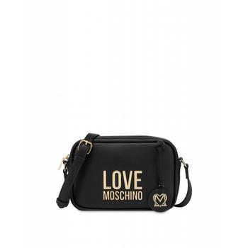 Moschino | Camera Bag Gold Metal Logo商品图片,