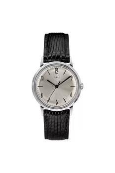 推荐Timex Marlin® Hand-Wound 34mm Leather Strap Watch商品