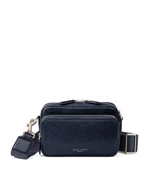Aspinal of London | Leather Reporter East West Messenger Bag,商家Harrods,价格¥3960
