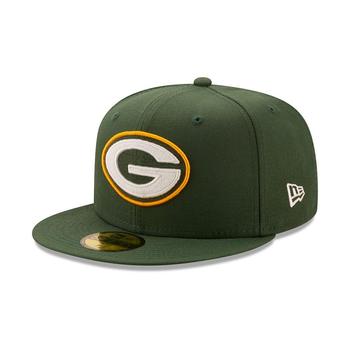 New Era | Men's Green Bay Packers 4x Super Bowl Champions 59FIFTY Fitted Hat商品图片,
