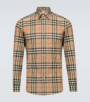 Burberry | Caxton checked cotton shirt商品图片,