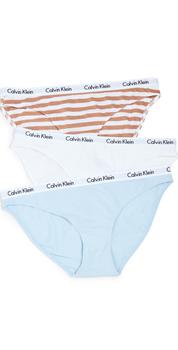 商品Calvin Klein | Calvin Klein Underwear Carousel 比基尼 3 件装,商家Shopbop,价格¥253图片