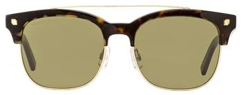 推荐Dsquared2 Unisex Geremy Sunglasses DQ0207 52K Havana/Gold 53mm商品