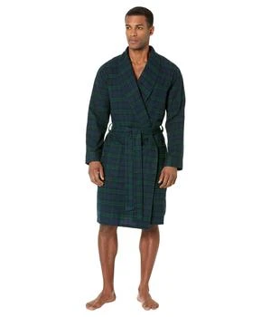 L.L.BEAN | Scotch Plaid Flannel Robe Regular,商家Zappos,价格¥323