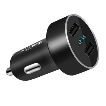 Global Bazaar | 15W/3.1A Dual USB Car Charger Adapter - Fast Aluminum Alloy Charging for iPhone XR XS & Tablet PC,商家Premium Outlets,价格¥239