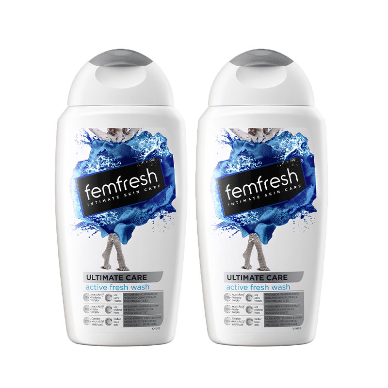 商品Femfresh 芳芯白百合女性私处护理洗液250ml*2  两件装图片