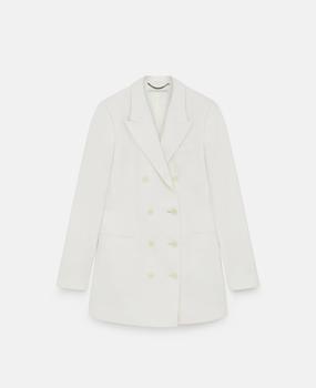 推荐Stella McCartney - Mini Jacket Dress, Woman, Cream, Size: 36商品