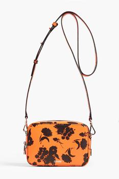 ganni floral pleated shirtdress, Ganni | Floral-print textured-leather shoulder bag商品图片 4.4折