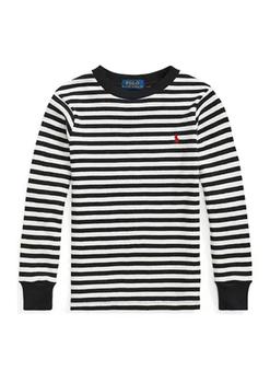 推荐Boys 4-7 Striped Waffle Cotton Long Sleeve T-Shirt商品