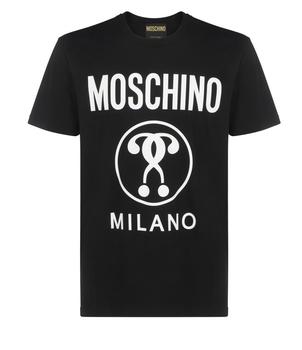 推荐Moschino Logo-Printed Crewneck T-Shirt商品