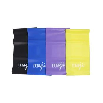 Maji Sports | Full Body Exercise & Stretch Bands Variable Resistance 4 Pack,商家Premium Outlets,价格¥477