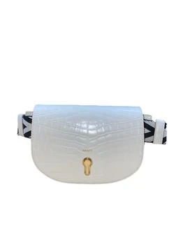 Bally | NEW Bally Clayn Ladies 6230932 White Leather Belt Bag MSRP,商家Bally Pop Up Shop,价格¥3039