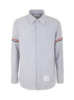 Thom Browne | Thom Browne Striped Long-Sleeved Shirt商品图片,6.2折起