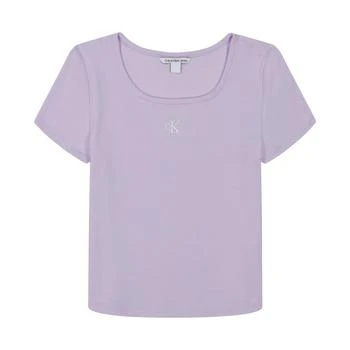 Calvin Klein品牌, 商品大童款罗纹 T 恤, 价格¥202
