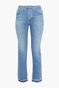 推荐Isabelle cropped frayed high-rise slim-leg jeans商品