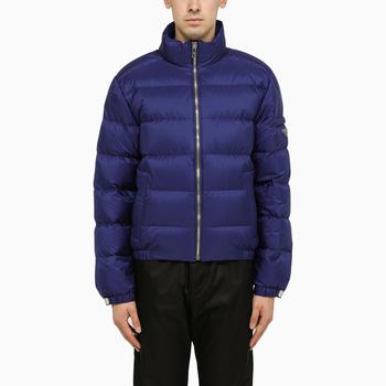 推荐Light blue quilted padded jacket商品
