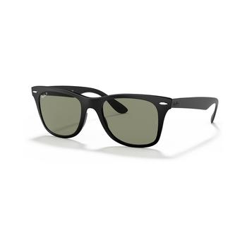 推荐Unisex Polarized Low Bridge Fit Sunglasses, RB4195F WAYFARER LITEFORCE 52商品