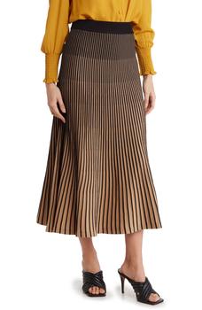 推荐Ombré Sweater Knit Maxi Skirt商品