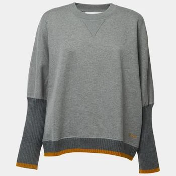 推荐Victoria Beckham Grey Cotton Crew Neck Sweatshirt L商品