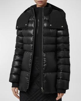 推荐Burniston Belted Horizontal Puffer Jacket商品