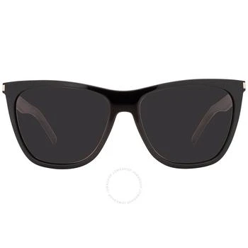 Yves Saint Laurent | Black Cat Eye Ladies Sunglasses SL 526 001 58 2.7折, 独家减免邮费