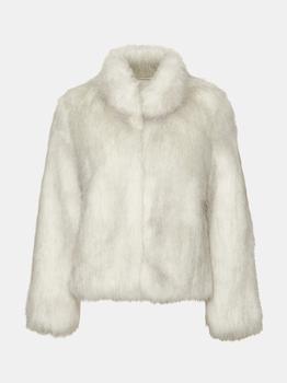 商品Fur Delish Jacket in Swiss White图片