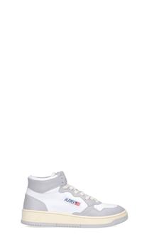 autry正品, Autry | Autry Men's Grey Leather Hi Top Sneakers商品图片 