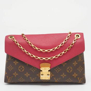 lv链条包, [二手商品] Louis Vuitton | Louis Vuitton Cerise Monogram Canvas Pallas Chain Bag商品图片 9.1折, 满1件减$100, 满减