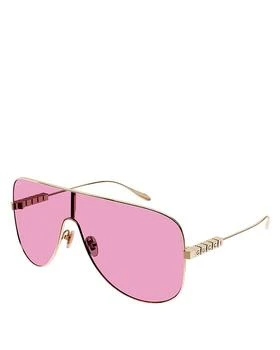 Gucci | Lettering Mask Sunglasses, 99mm 