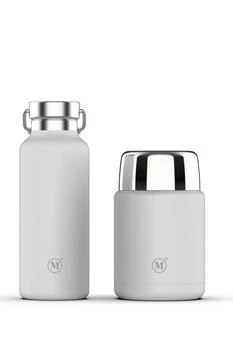 MNML | Minimal Insulated Food Jar + Flask - 17oz Set, White,商家Premium Outlets,价格¥533